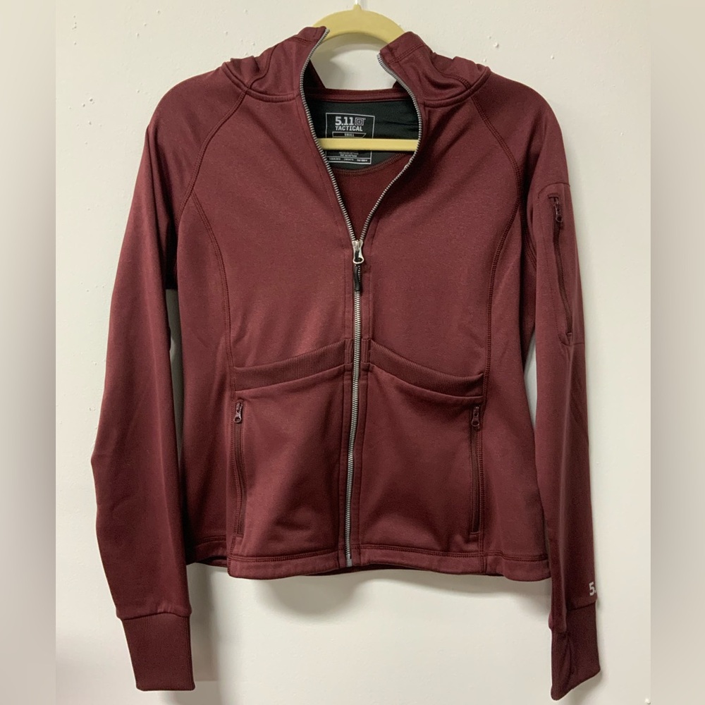 511 Tactical (S) maroon zipper jacket